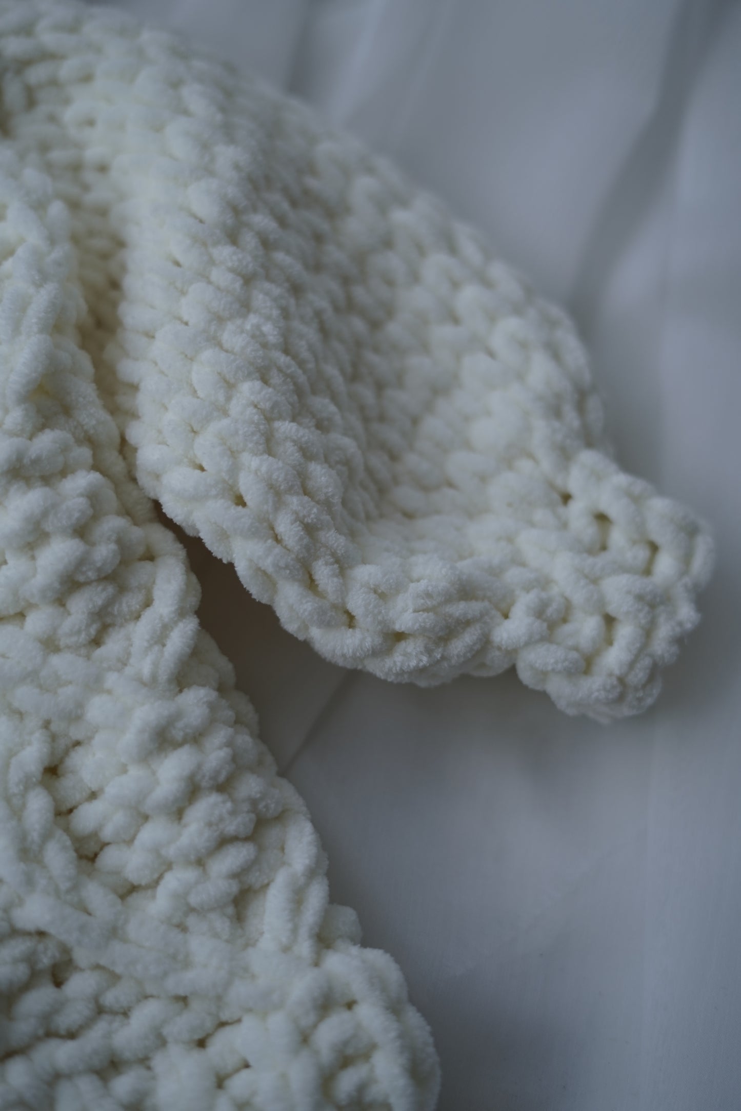 Chunky Knit Baby Cardigan - Cream
